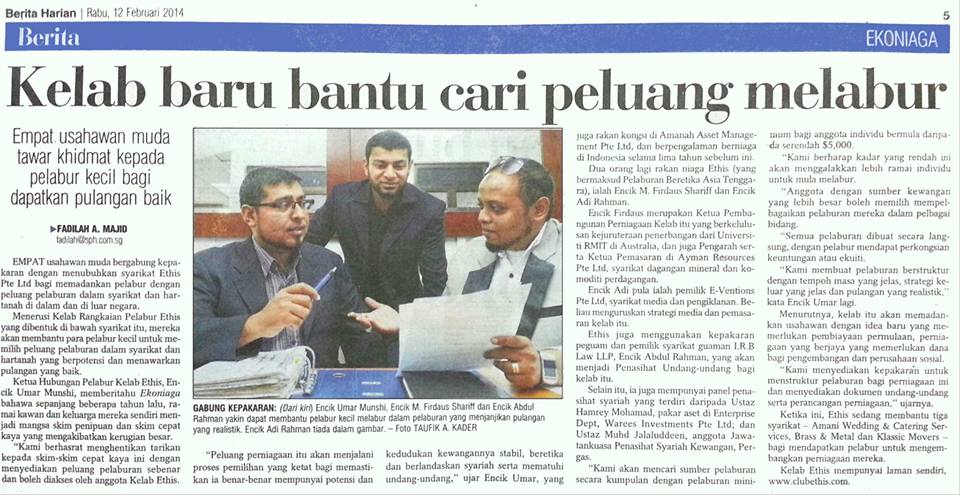 Ethis halal investments berita