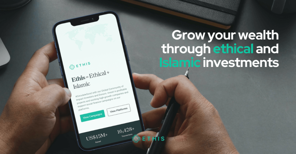 Grow your money through Ethis’s ethical and Islamic investments.
